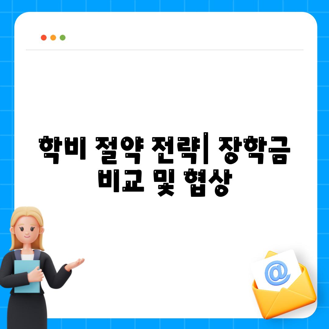 학비 절약 전략| 장학금 비교 및 협상