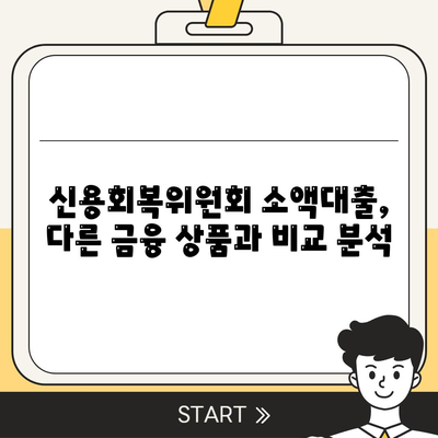 신용회복위원회 소액대출