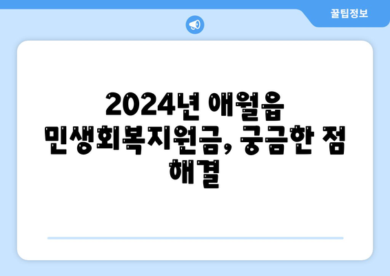 제주도 제주시 애월읍 민생회복지원금 | 신청 | 신청방법 | 대상 | 지급일 | 사용처 | 전국민 | 이재명 | 2024