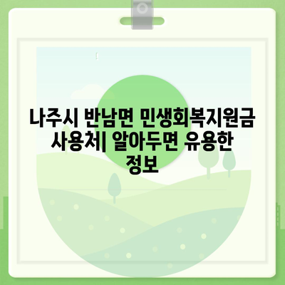 전라남도 나주시 반남면 민생회복지원금 | 신청 | 신청방법 | 대상 | 지급일 | 사용처 | 전국민 | 이재명 | 2024