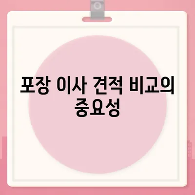 포장 이사 견적 비교, 이사짐센터 가격 견적 사이트 정보