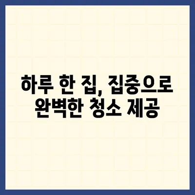 부산 이사청소 업체 | 하루 한 집에 집중하는 똑똑클린