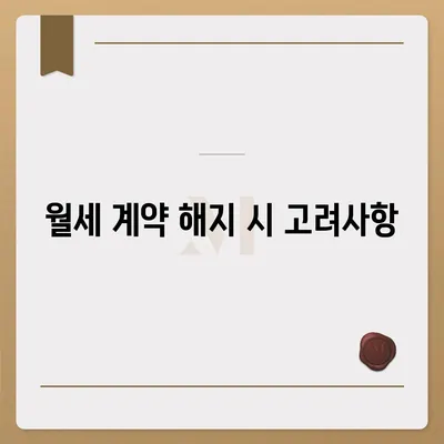 월세 계약 기간 총정리