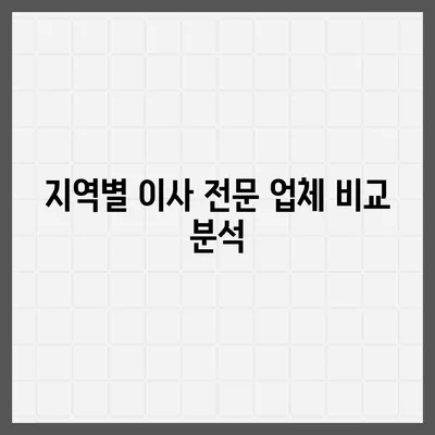 이사 전문 업체를 찾는 강동, 잠실, 송파 지역