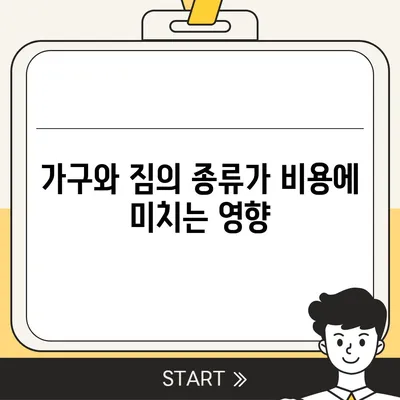 아파트 원룸 포장이사 비용 측정하기