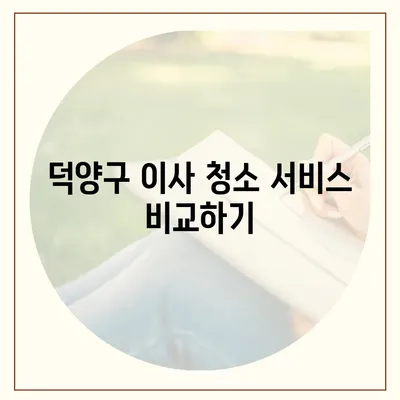 덕양구 이사 청소, 현장 리뷰