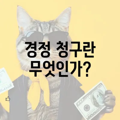 경정 청구란 무엇인가?