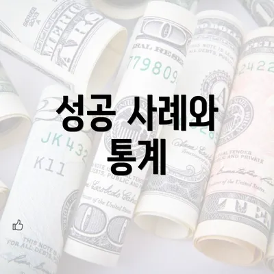 성공 사례와 통계