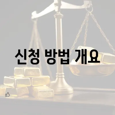 신청 방법 개요