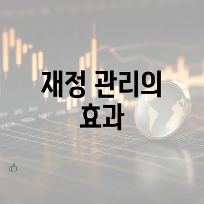 재정 관리의 효과