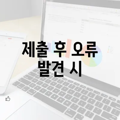 제출 후 오류 발견 시