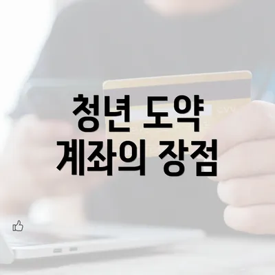 청년 도약 계좌의 장점