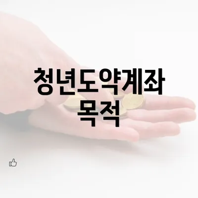 청년도약계좌 목적