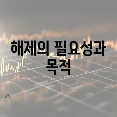 해제의 필요성과 목적