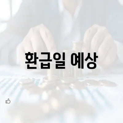 환급일 예상