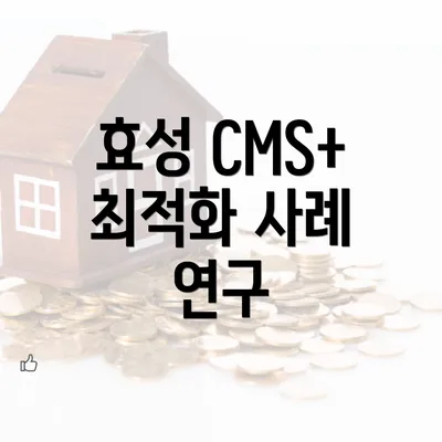 효성 CMS+ 최적화 사례 연구