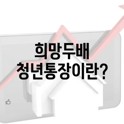 희망두배 청년통장이란?