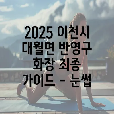 2025 이천시 대월면 반영구 화장 최종 가이드 - 눈썹