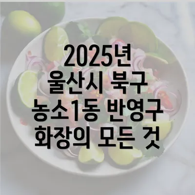 2025년 울산시 북구 농소1동 반영구 화장의 모든 것