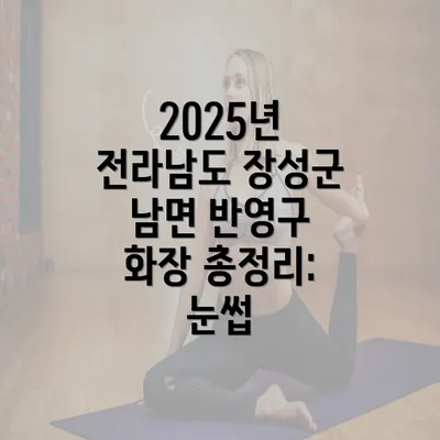 2025년 전라남도 장성군 남면 반영구 화장 총정리: 눈썹