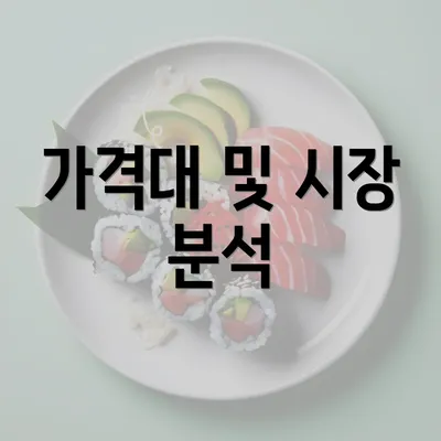 가격대 및 시장 분석