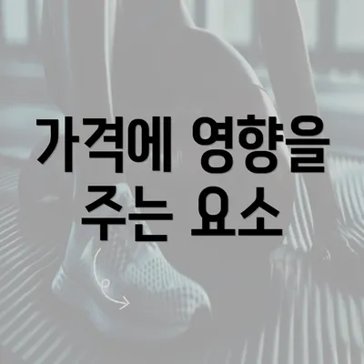 가격에 영향을 주는 요소