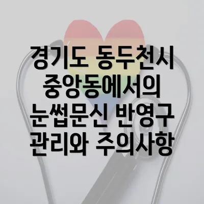 경기도 동두천시 중앙동에서의 눈썹 문신 사용자 요구 증대