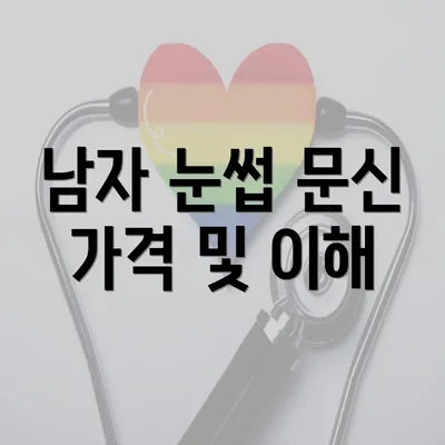 남자 눈썹 문신 가격 및 이해