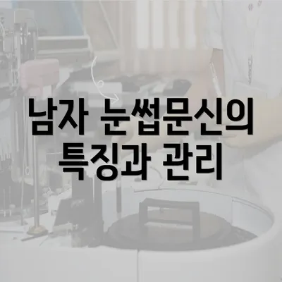 남자 눈썹문신의 특징과 관리