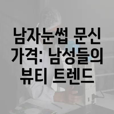 남자눈썹 문신 가격: 남성들의 뷰티 트렌드