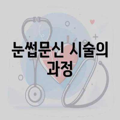 눈썹문신 시술의 과정