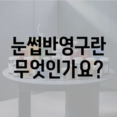 눈썹반영구란 무엇인가요?