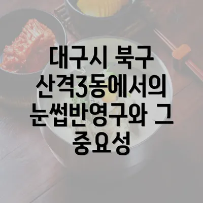 대구시 북구 산격3동에서의 눈썹반영구와 그 중요성