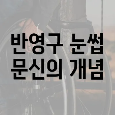 반영구 눈썹 문신의 개념