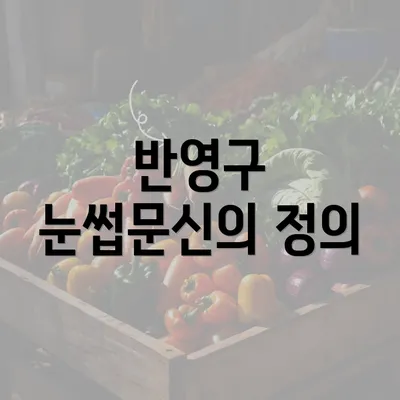 반영구 눈썹문신의 정의