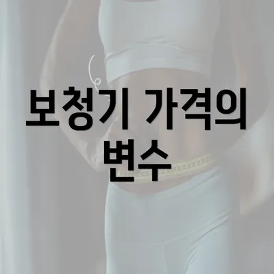 보청기 가격의 변수