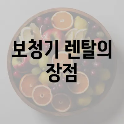 보청기 렌탈의 장점