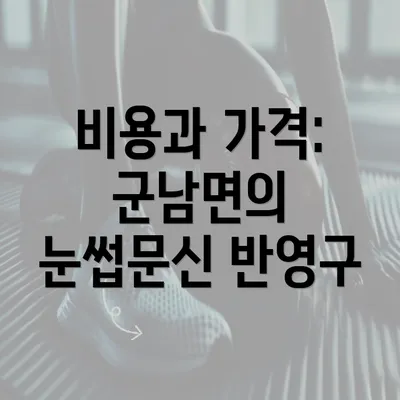 비용과 가격: 군남면의 눈썹문신 반영구