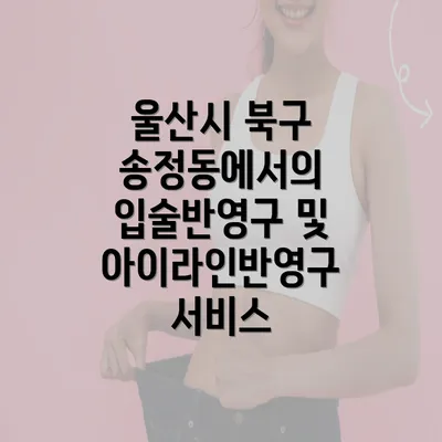 울산시 북구 송정동에서의 입술반영구 및 아이라인반영구 서비스