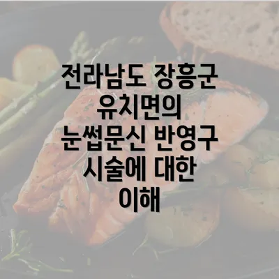 전라남도 장흥군 유치면의 눈썹문신 반영구 시술에 대한 이해