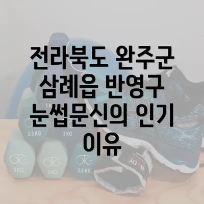 전라북도 완주군 삼례읍 반영구 눈썹문신의 인기 이유