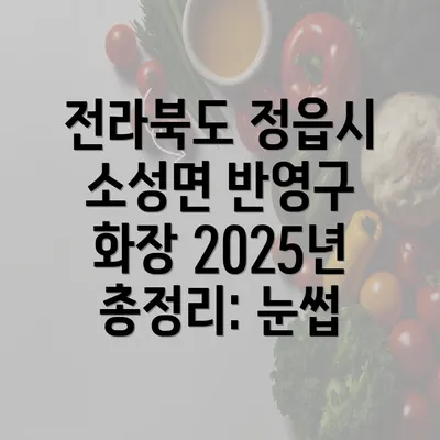 전라북도 정읍시 소성면 반영구 화장 2025년 총정리: 눈썹