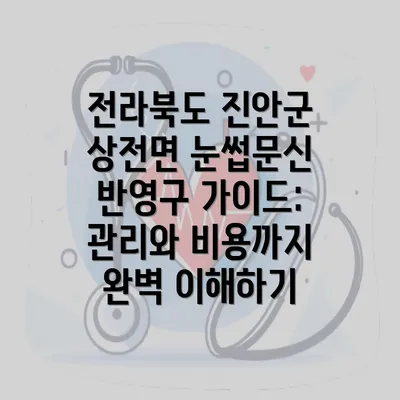 전라북도 진안군 상전면 눈썹문신 반영구 가이드: 관리와 비용까지 완벽 이해하기