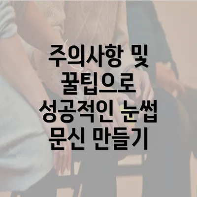 주의사항 및 꿀팁으로 성공적인 눈썹 문신 만들기