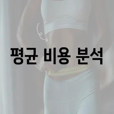 평균 비용 분석